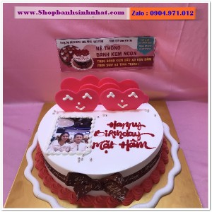 Bánh Sinh Nhật In Hình Ảnh - H400